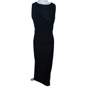 R&M Richards Petite Sequin Gown – Size 8P – Excellent Condition